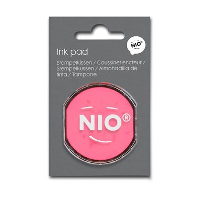 Tampon nio avec encreur shiny pink - nio