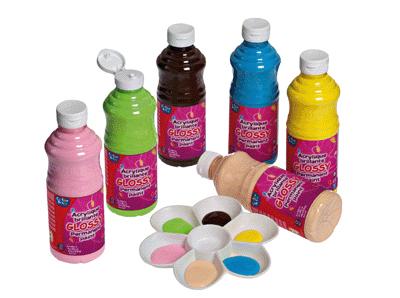 Color And Co - Peinture Acrylique Brillante Glossy - Carton 6 Flacons De 500ml