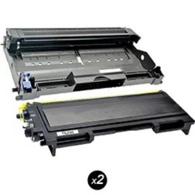 BROTHER TN2000/DR2000 Combo Pack de Cartouche de Toner + Tambour compatible pour  Imprimante Laser S&eacute;rie - Noir 