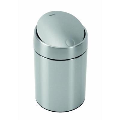 Brabantia 477546 poubelle slide bin de luxe anti-traces de doigts acier matt acier 21,8 x 20,5 x 31,5 cm