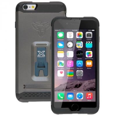 Coque Armor-X Rugged QuickStand pour Phone 6 Plus de 5,5 pouces coloris titane CX-Mi6P