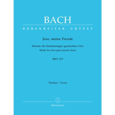 Partitions classique BARENREITER BACH J.S. - JESU MEINE FREUDE E MINOR BWV 227 - CONDUCTEUR Choeur et ensemble vocal