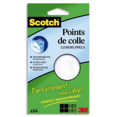 Lot de 36 Pochettes de 64 pastilles invisible dots