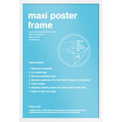 Cadre pour affiches Blanc - Maxi 61x91.5cm - Eton