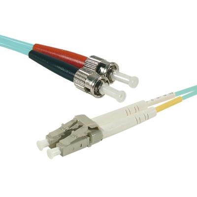 Cordon duplex om3 50 125 aqua lszh lc st - 50cm