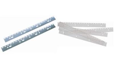 GBC - attaches FileStrips pour reliure plastique et à métal, A4 transparent, pqt 100