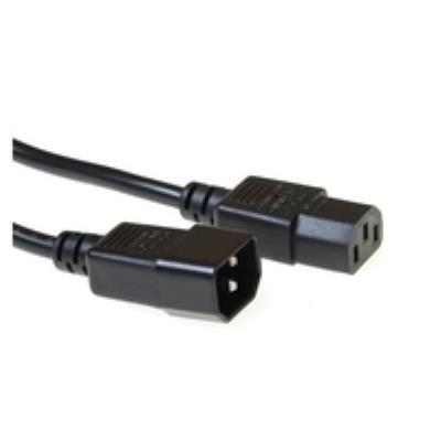 Power cord 10m extension c13-c14, black. microconnect pe0406100