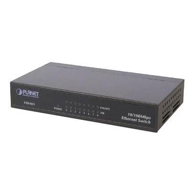 PLANET FSD-803 - switch - 8 poorten - desktop