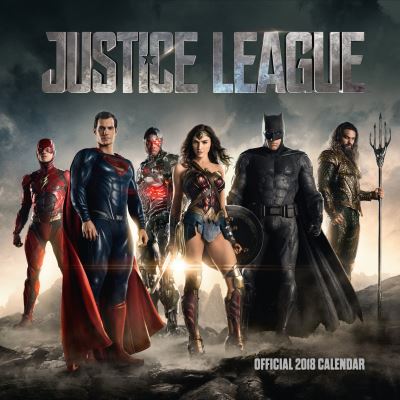 Calendrier Mural 2018 Justice League