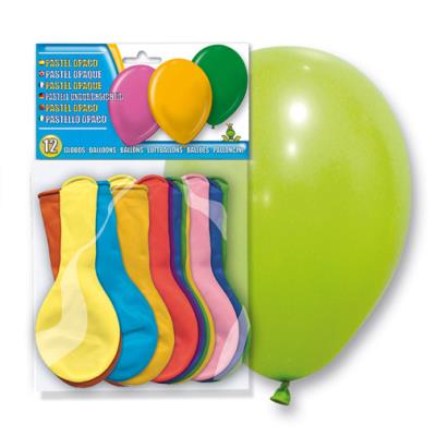 12 Ballons différentes couleurs 28 cm Taille  Unique