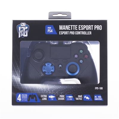 Manette PRO e-Sport FPS 100 programmable à palette - Joystick asymétriques  - pour PS4 et PC - Joystick - Achat & prix