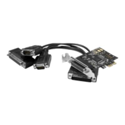 Carte PCI-Express 1X - 2xRS232 +1xParallele Low Profile