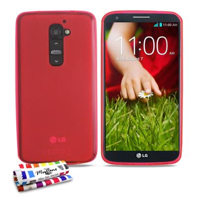 Coque Souple ORIGINAL Ultra Fine Rose Le Glossy Hybrid de MUZZANO pour LG G2