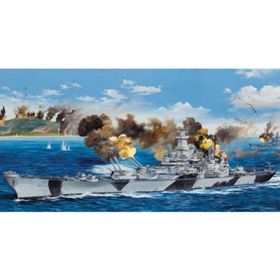 Maquette navire : cuirassé uss bb-61 'iowa' 1944 trumpeter
