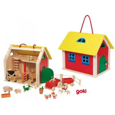 Valise ferme en bois