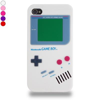 Protection iphone game boy blanc