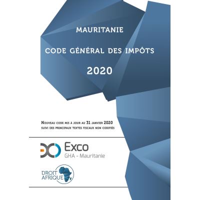 Mauritanie - Code général des impôts 2020