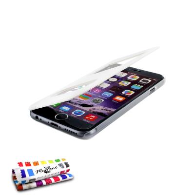 Etui Ã  Rabat Folio Le Clap Touch Blanc pour APPLE IPHONE 6
