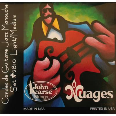Cordes JOHN PEARSE NUAGES 2810LM MEDIUM LIGHT 11-46 Cordes guitares folk