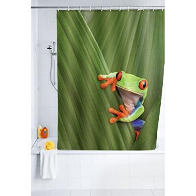 Wenko 20958100 grenouille rideau de douche polyester multicolore 228 x 28 x 375 cm