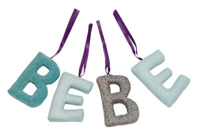 Lettres déco bébé JPB Moulin Roty