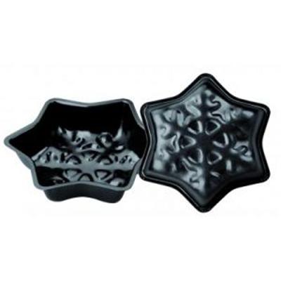 IBILI - Ustensiles et accessoires de cuisine - lot 2 mini-moules forme flocon ( 825412-6 )