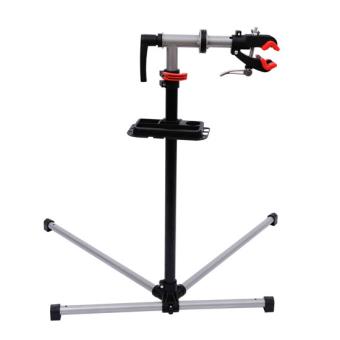31 59 Sur Pied D Atelier Velo Reparation Support Pied De Montage Pivotant 360 Hauteur Reglable Argent Equipements Et Accessoires De Cyclisme Achat Prix Fnac