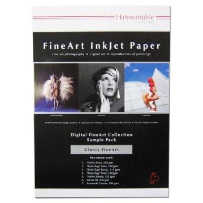 Hahnemuhle : digital selection pack a4 12 feuilles glossy