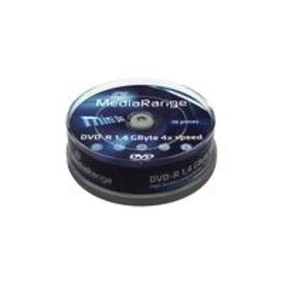 MediaRange - DVD-R (8cm) x 10 - 1.4 GB - opslagmedia