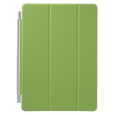 Etui en PU Single trois plis Wake Sleep pour iPad Air 2 - vert
