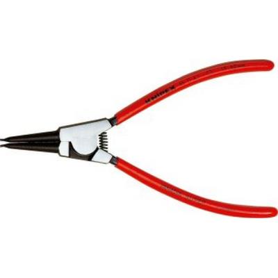 Pince pour circlips extérieurs, modèle droit, en acier inoxydable au chrome vanadium, pointes antidérapantes, Dimensions : A 0, Ø d'arbre 3-10 mm