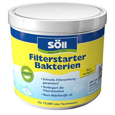 Söll 14432 Filterstarterbakterien Préparateur De Filtre Pour Bassins 500 G