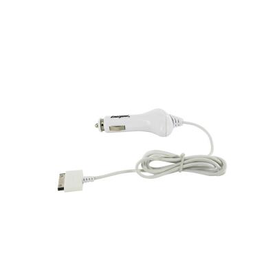 Chargeur Allume Cigare ENERGIZER Pour Apple iPhone 3G/3GS/4/4S/iPad/iPad 2/iPad 3 - Blanc