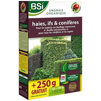 Bsi Engrais Pour Bio Haie/If/Conifère 12,5 M