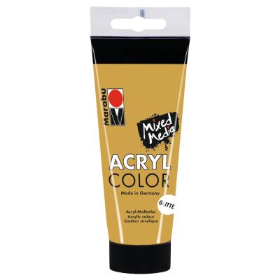 Marabu - Tube AcryColor Couleur Or Scint - 100ml