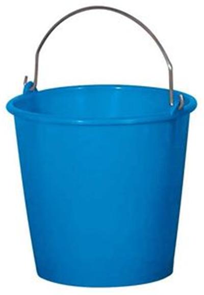 ALUMINIUM ET PLASTIQUE  seau 16l*bleu *rivaton *s16