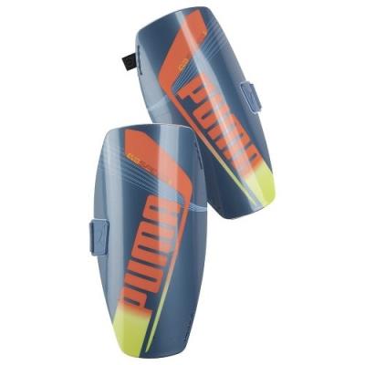 Puma evospeed 5 2 protège tibia homme sharks blue fluo peach fluo yellow m