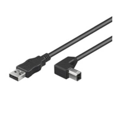 Wentronic câble usb 3.0 fiche a fiche b coudée 1m