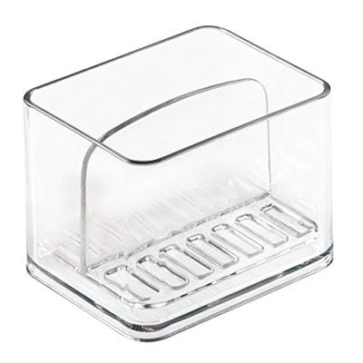 Interdesign 48480eu clarity double porte-eponge transparent