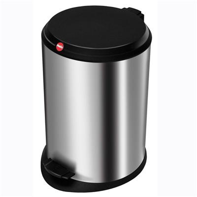 Hailo t1.20 poubelle a pedale 20 l inox