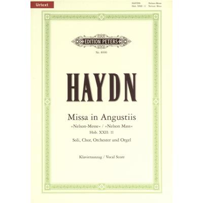 Partitions classique EDITION PETERS HAYDN JOSEPH - MASS NO.3 IN D MINOR 'NELSON/IMPERIAL MASS' HOB.XXII/11 - MIXED CHOIR (PAR 10 MINIMUM Choeur et ensemble vocal