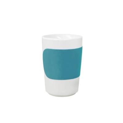 KAHLA - PORCELAINE POUR LES SENS 394605A26076C TOUCH FIVE SENSES GRAND GOBELET À CAFÉ TURQUOISE 8 X 11,5 CM