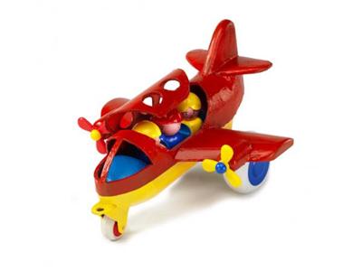 VIKING TOYS - Avion 30 cm + 3 personnages