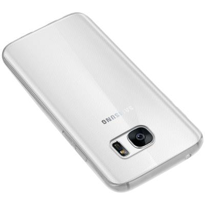 Coque Samsung Galaxy S7 Coque souple Silicone Gel coin renforcée - Transparente