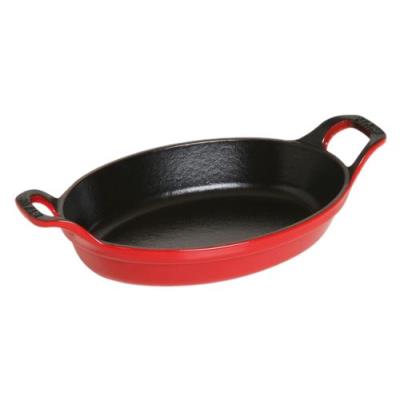 Staub 1302106 plat ovale empilable fonte cerise 21 cm
