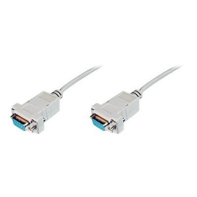 ASSMANN nul-modemkabel - 3 m - beige