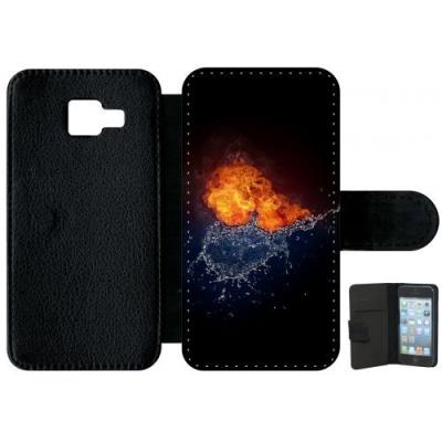 Etui samsung galaxy a3 2016 duo de coeurs eau et flamme