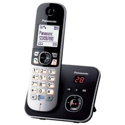 Panasonic KX-TG6821 Draadloze telefoons Antwoordapparaat Zwart scherm