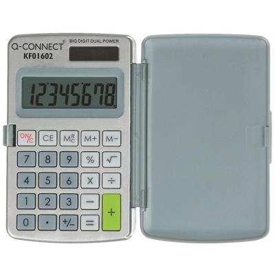 Q-connect pocket calculator kf01602 à 8 chiffres qcn