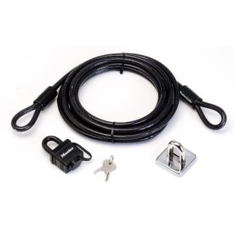 Câble De Sécurité Double Boucle En Acier Tressé - Marque - Modèle